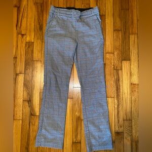 Maurice’s Plaid Grey, Pink, & White Bootcut Dress Pants